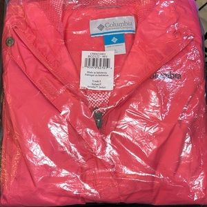 Columbia Arcadia™ Hoodie Rain Jacket. Youth S. Pink
